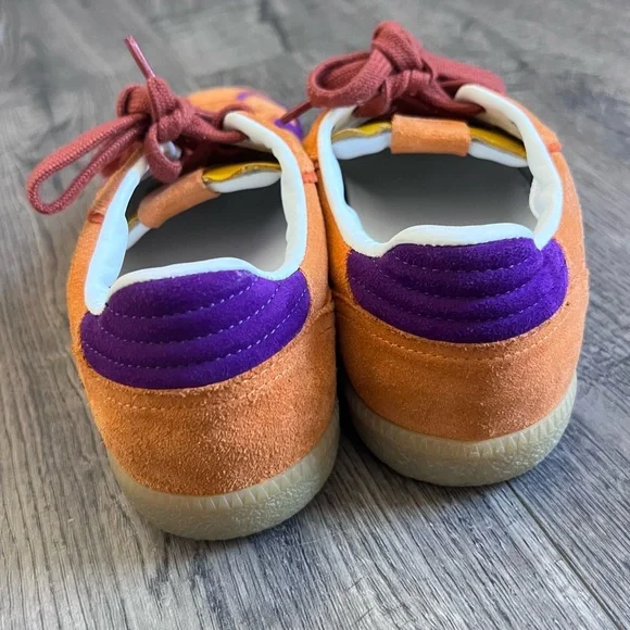 Alohas TB.490 RIFE ORANGE LEATHER SNEAKERS - Picture 8 of 13